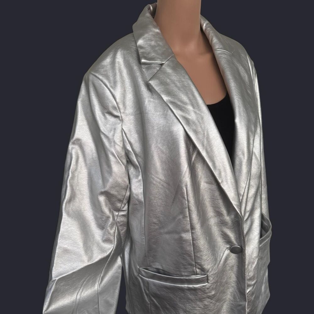 Silver Jacket A New Day Silver Blazer XXL